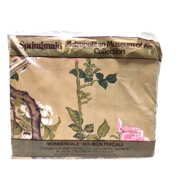 Springmaid Bedding Vintage Springmaid Wondercale Double Flat Sheet
